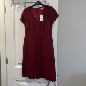 Brooks Brothers red/burgundy dress size 2